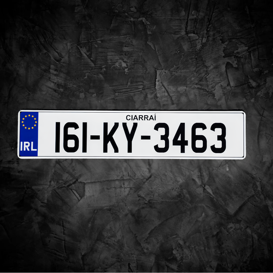 STANDARD NUMBER PLATES